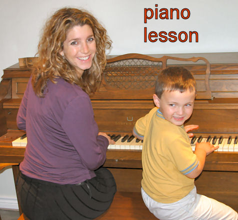 piano lesson